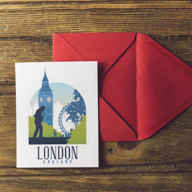 London England Skyline   Postcard (London England Postcard)