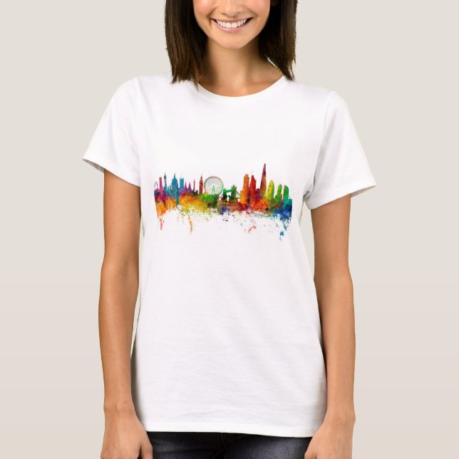 London England Skyline T-Shirt (Front)