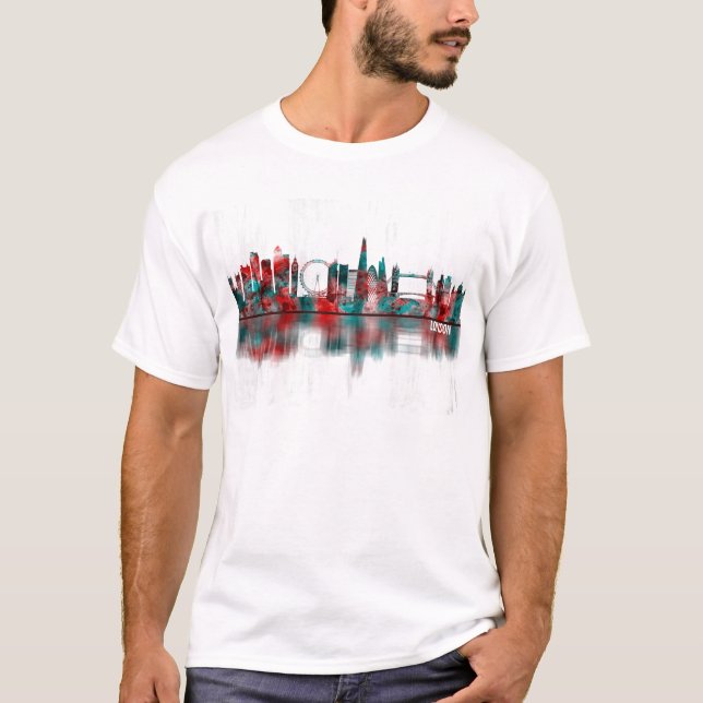 London England Skyline T-Shirt (Front)