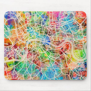 London England Street Map Mouse Mat