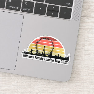 London England Sunset Customized Laptop
