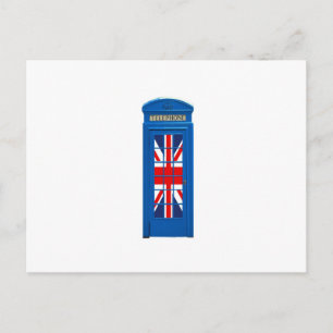 London England telephone box Postcard