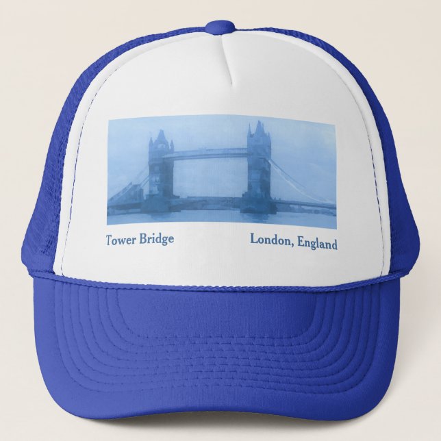 London England Tower Bridge Trucker Hat (Front)