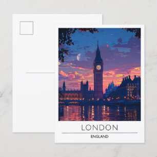  London England Travel  Postcard