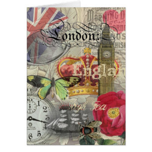 London England Travel Vintage Europe Art