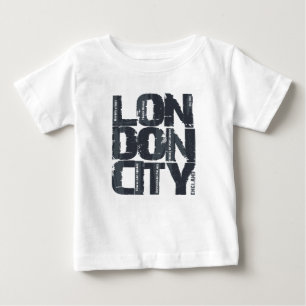 London, England Typography Baby T-Shirt