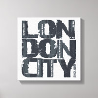 London, England Typography
