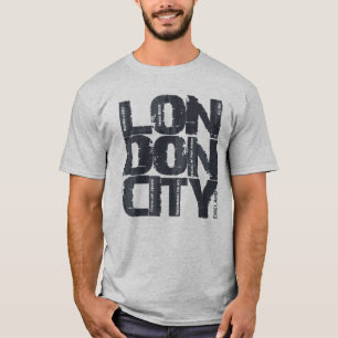 London, England Typography T-Shirt