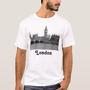London England UK Skyline Etched T-Shirt