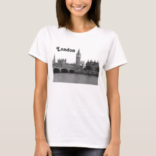 London England UK Skyline Etched T-Shirt