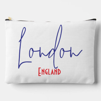 London, England, UK Travel Souvenir Gift Accessory Pouch