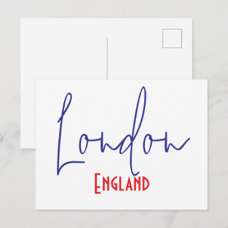 London, England, UK Travel Souvenir Gift Postcard