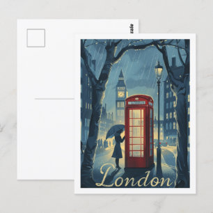 London England UK Vintage Famous Travel Place Postcard
