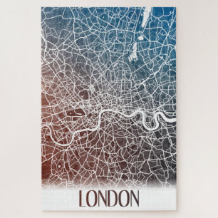 London England United Kingdom City Map Travel Jigsaw Puzzle