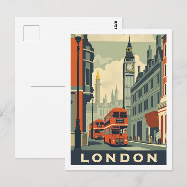 London England United Kingdom Famous Travel Place Postcard (Front/Back)