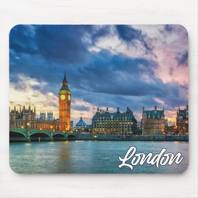 London, England, United Kingdom Mouse Mat (Front)
