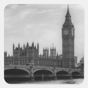 London England United Kingdom Parliament UK Square Sticker