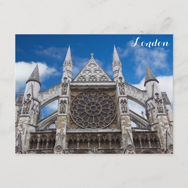 London England Westminster Abbey Photo Postcard (Front)