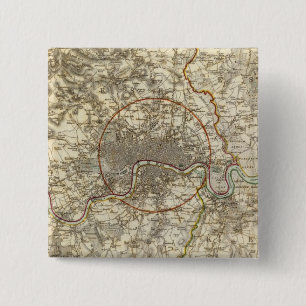 London environments 15 cm square badge