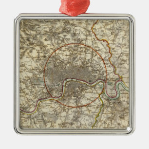 London environments metal tree decoration