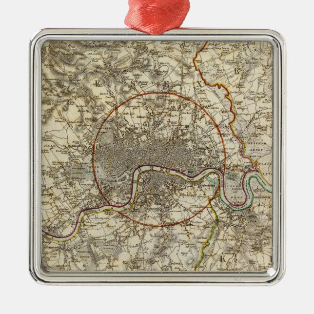 London environments metal tree decoration (Front)