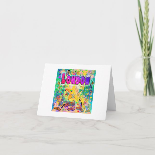 London Epoch Hour Greeting Card (Front)