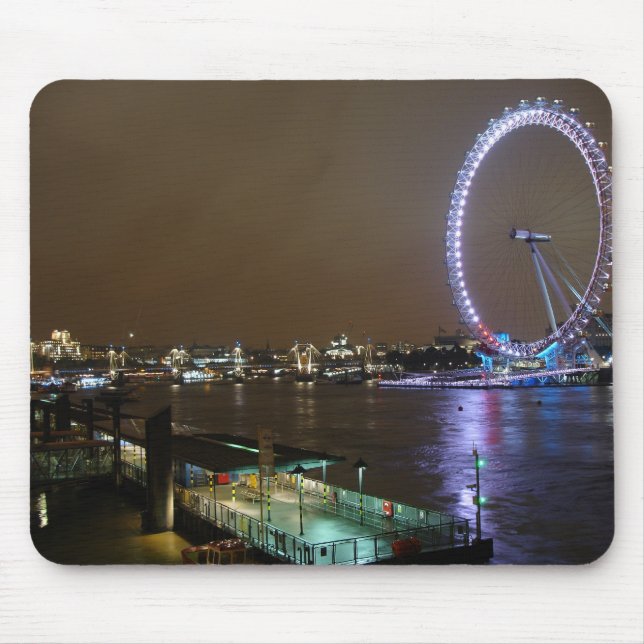 London Eye and Thames Mouse Mat (Front)