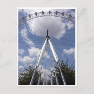 london eye back postcard