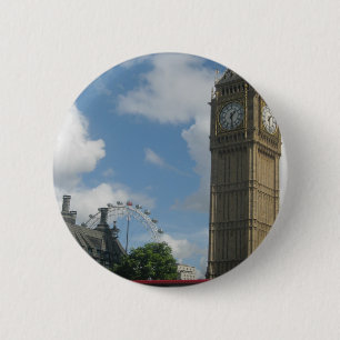 London Eye & Big Ben 6 Cm Round Badge