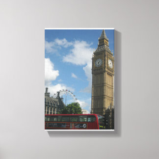 London Eye & Big Ben Canvas Print