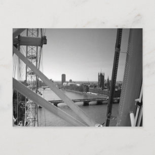 london eye big ben postcard