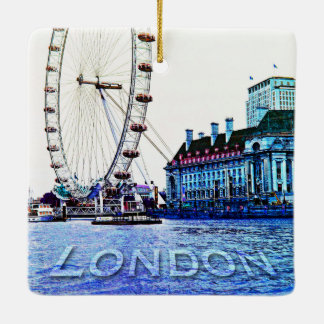 London Eye Ceramic Tree Decoration
