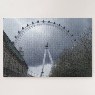London Eye & Clouds Jigsaw Puzzle