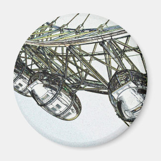 London Eye Digital Art Magnet
