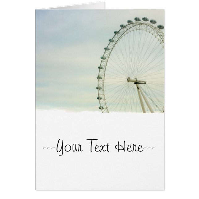 London Eye Green Blue Sky (Front)