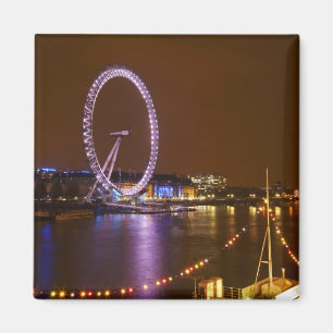 London Eye, River Thames and lights from Magnet