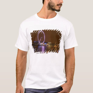 London Eye, River Thames and lights from T-Shirt