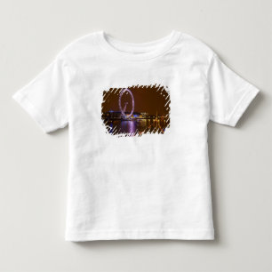 London Eye, River Thames and lights from Toddler T-Shirt