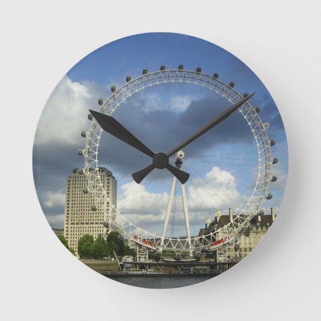 London Eye Round Clock (Front)