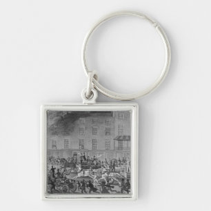 London Fire Engines Key Ring