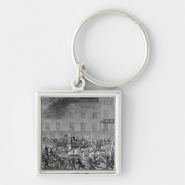 London Fire Engines Key Ring (Front)