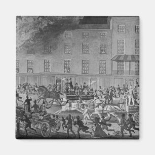 London Fire Engines Magnet