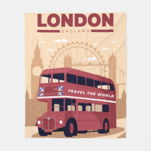 LONDON FLEECE BLANKET
