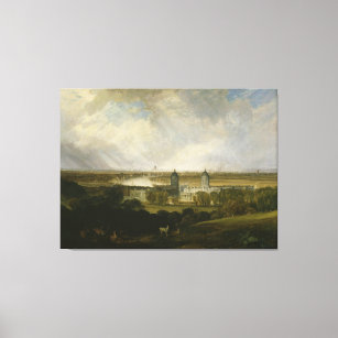 London from Greenwich Park by J M W Turner 1809 Canvas Print