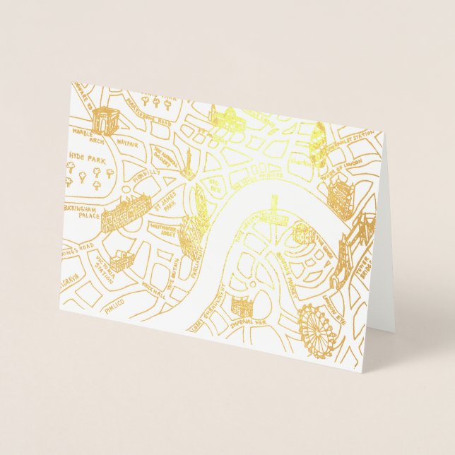 London Gold Foil Card (Front)