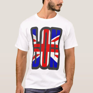 London Great Britain Flag Red Blue UK Souvenir  T-Shirt