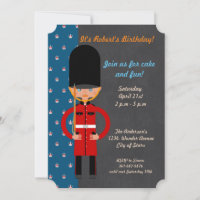 London Guard Boy Birthday Party