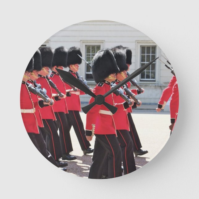 London Guards Round Clock (Front)