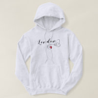 London Heart Hoodie, Great Britain, UK
