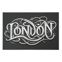 London Heavy Metal Calligraphy - London Metalheads